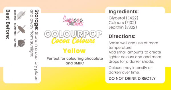 Colour Pop - Oil Base - Cocoa Colours - Yellow