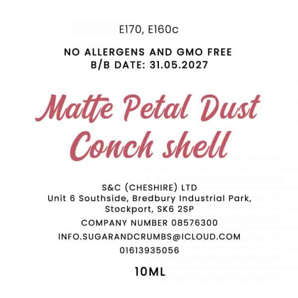 Colour Pop - Oil Base - Matte Petal Dust - Conch Shell 10ml.back