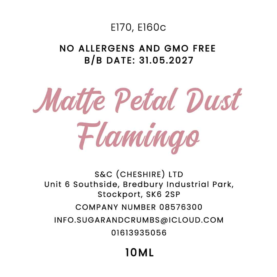 Colour Pop - Oil Base - Matte Petal Dust - Flamingo 10ml.back