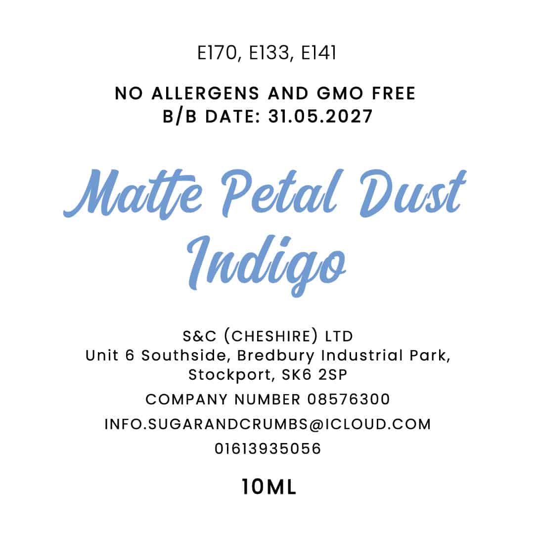 Colour Pop - Oil Base - Matte Petal Dust - Indigo 10ml.back