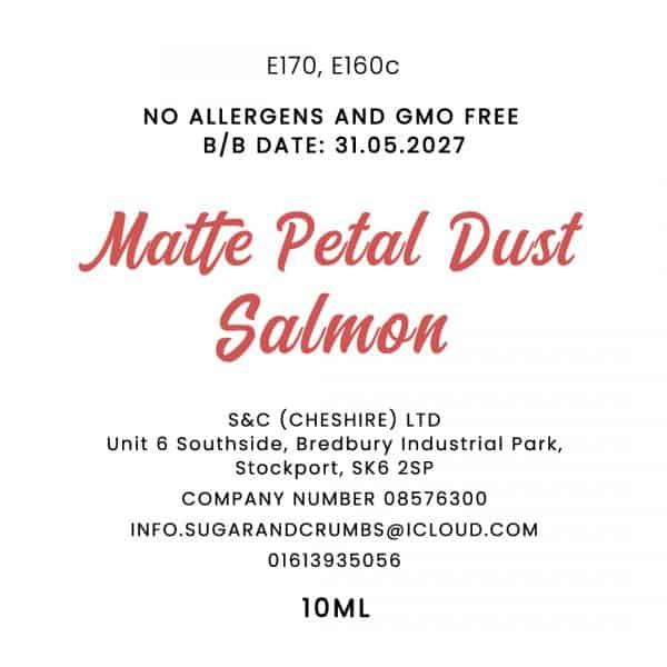 Colour Pop - Oil Base - Matte Petal Dust - Salmon 10ml.back