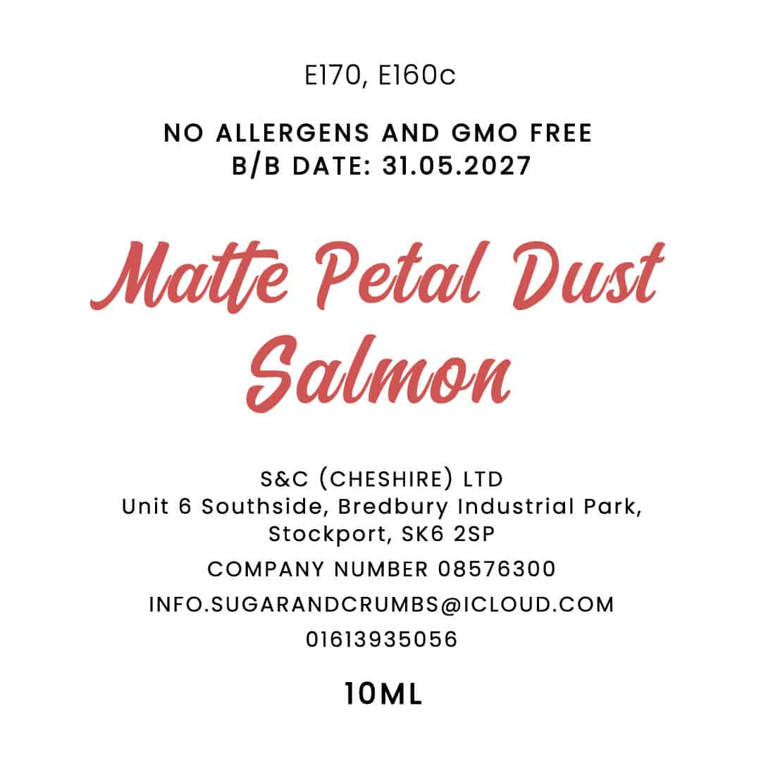 Colour Pop - Oil Base - Matte Petal Dust - Salmon 10ml.back