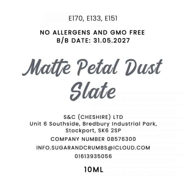 Colour Pop - Oil Base - Matte Petal Dust - Slate 10ml.back