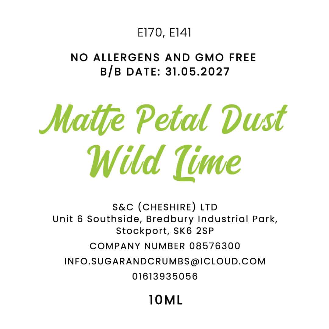 Colour Pop - Oil Base - Matte Petal Dust - Wild Lime 10ml.back