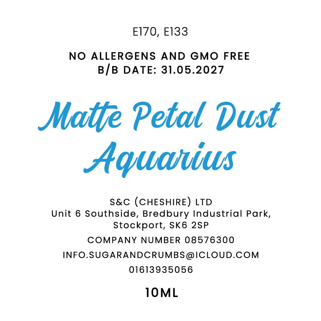 Colour Pop - Oil Base - Matte Petal Dust - Aquarius 10ml.back