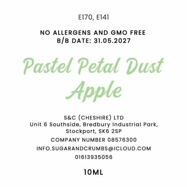 Colour Pop - Oil Base - Pastel Petal Dust - Apple 10ml.back