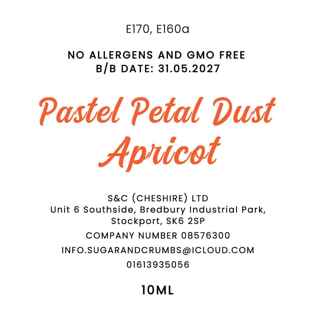 Colour Pop - Oil Base - Pastel Petal Dust - Apricot 10ml.back