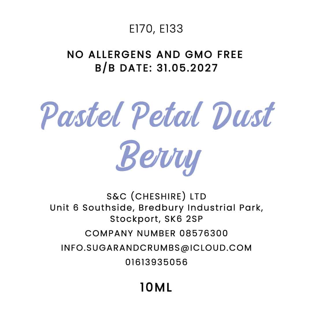 Colour Pop - Oil Base - Pastel Petal Dust - Berry 10ml.back