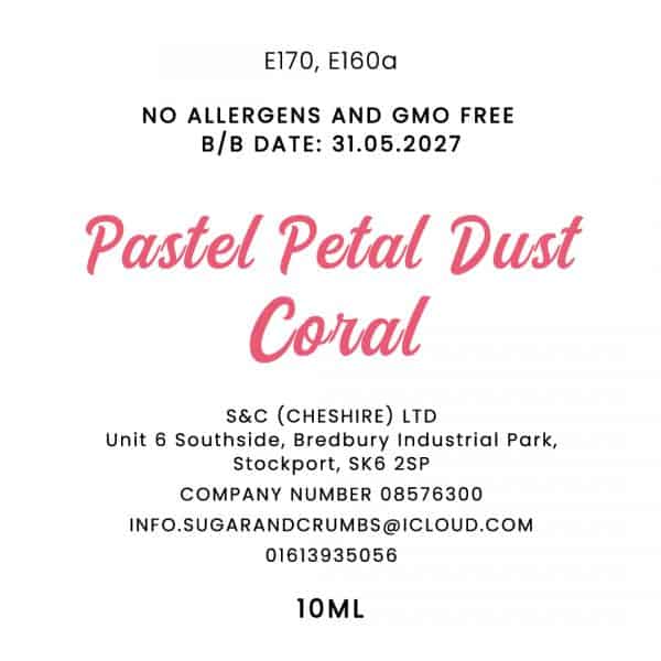 Colour Pop - Oil Base - Pastel Petal Dust - Coral 10ml.back