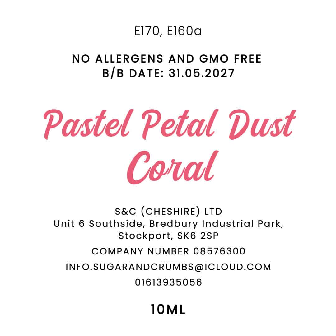 Colour Pop - Oil Base - Pastel Petal Dust - Coral 10ml.back