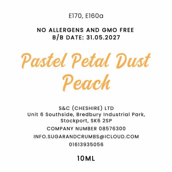 Colour Pop - Oil Base - Pastel Petal Dust - Peach 10ml.back