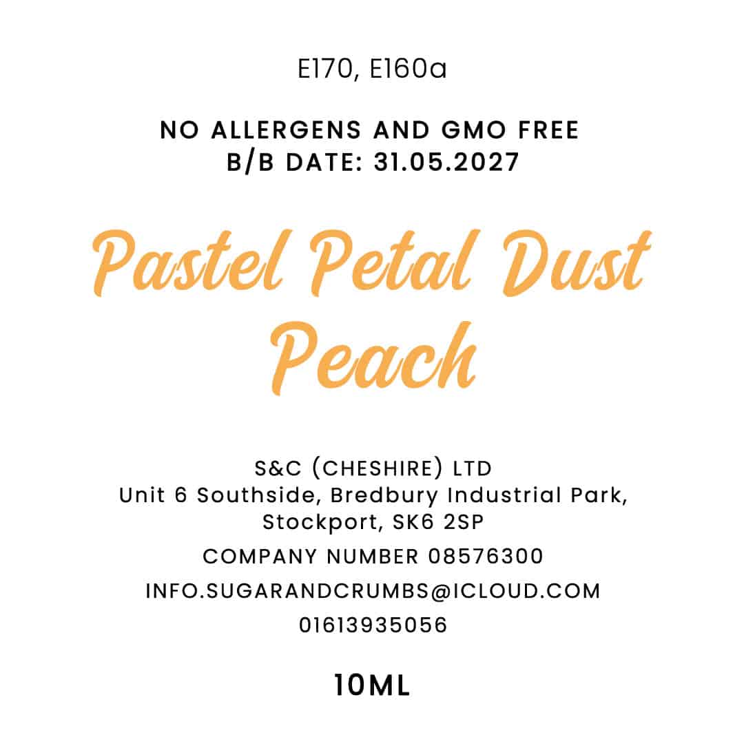 Colour Pop - Oil Base - Pastel Petal Dust - Peach 10ml.back