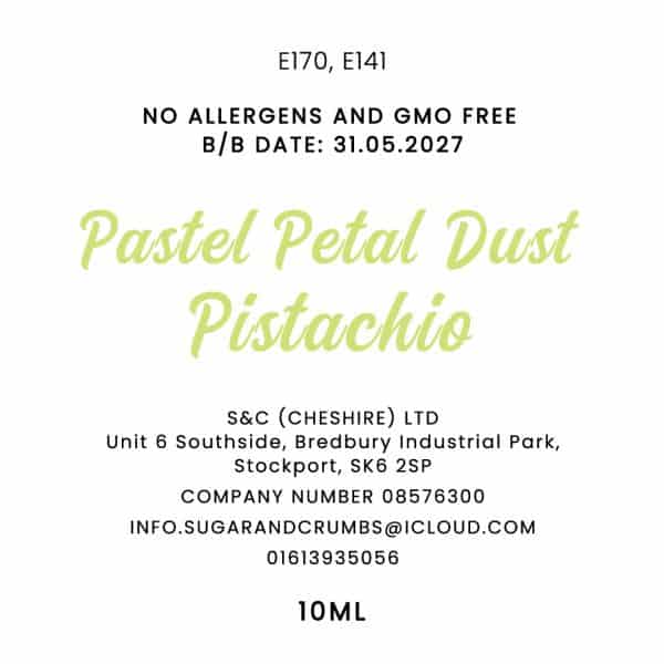 Colour Pop - Oil Base - Pastel Petal Dust - Pistachio 10ml.back