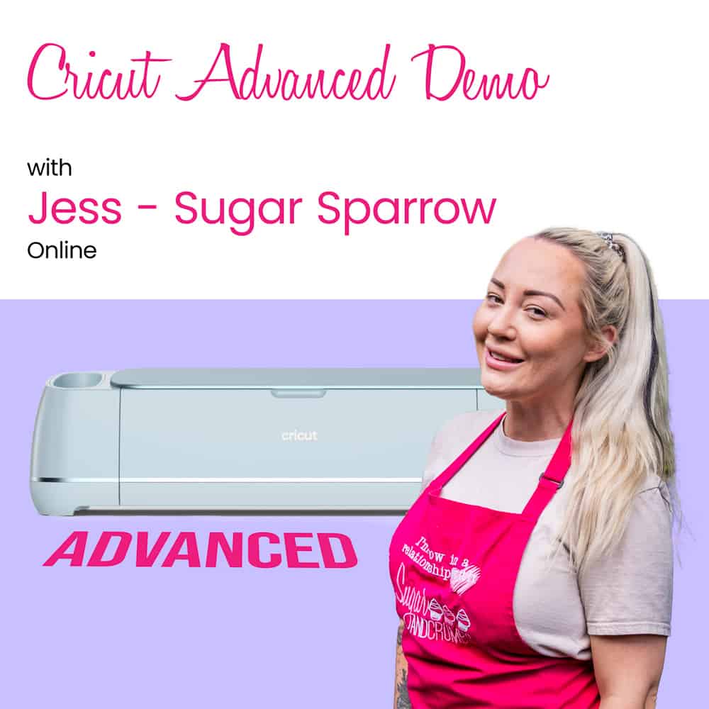 Coloured Sugar  Cricut Machine