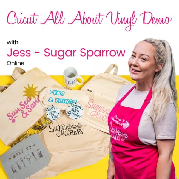 Cricut All About Vinyl - Demo Online with Jess - Sugar Sparrow.2