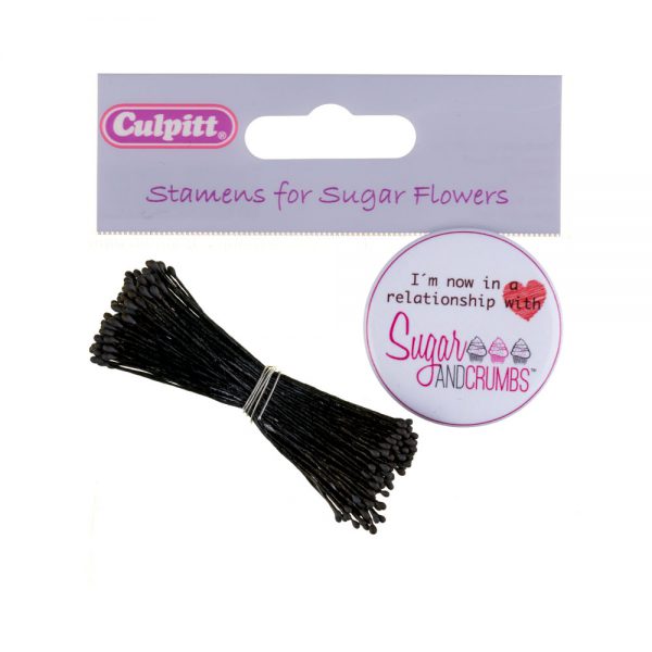 Culpitt Small Dull Black Stamens Bunch of 72.1