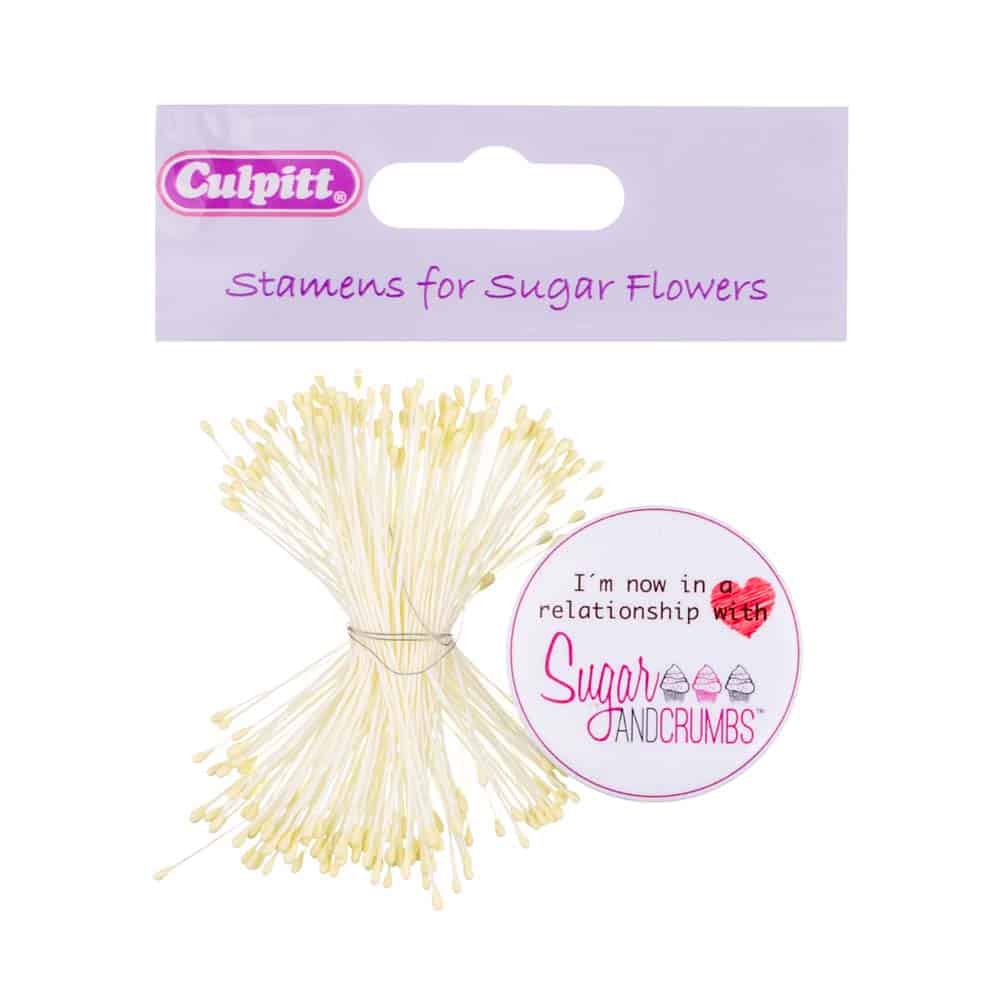 Culpitt Small Dull Yellow Stamens Bunch of 72