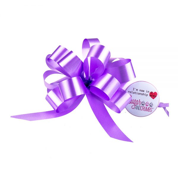 Cupcake Bouquet Ribbon Pull Bow LILAC