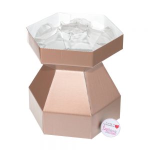 Cupcake Bouquet Box ROSE GOLD with Invisi Tray