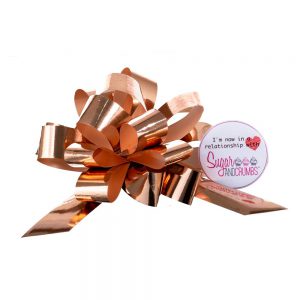 Cupcake Bouquet Ribbon Pull Bow Rose Gold