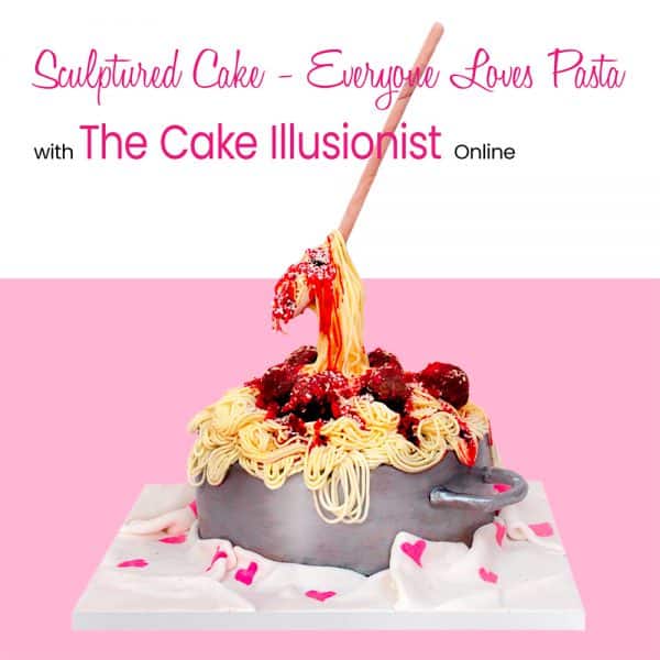 The Cake Illusionist Sculptured Cake Everyone Loves Pasta Online