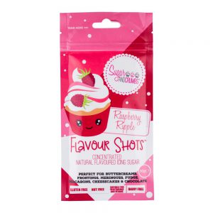 Flavour Shots! - Concentrated Flavoured Icing Sugar - Raspberry Ripple