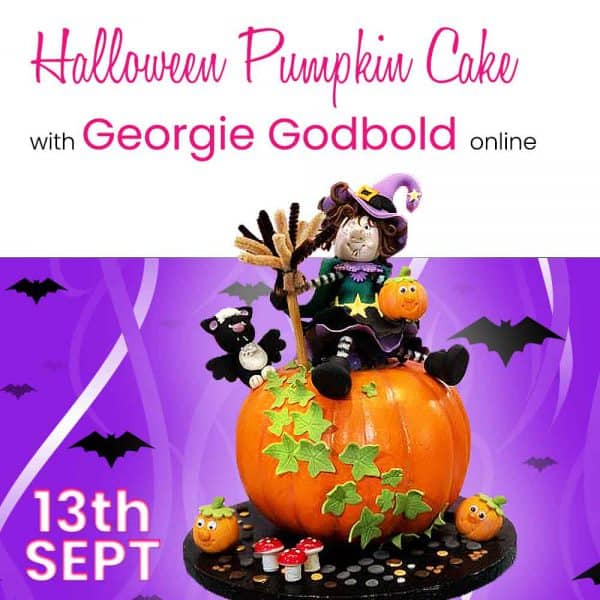 *NEW* Halloween Pumpkin Cake with Georgie Godbold Online 13th September 2021