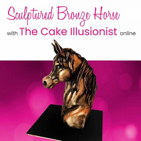 The Cake Illusionist Sculptured Bronze Horse Online