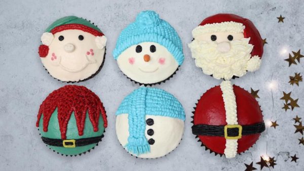 24 Christmas Buttercream Cupcakes - Queen of Hearts Couture Cakes - Online