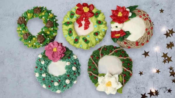 24 Christmas Buttercream Cupcakes - Queen of Hearts Couture Cakes - Online