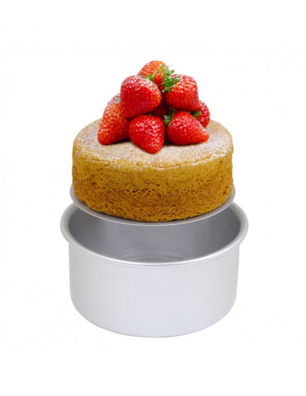Professional Bakeware Round Loose Bottom Cake Pan 06 x 03inch
