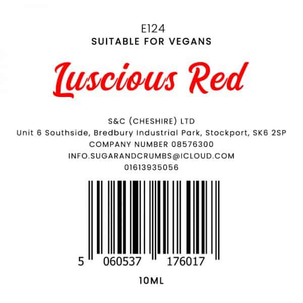 Deep Colour - Liquid Activated - Luscious Red 10ml