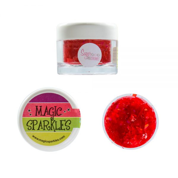 Magic Sparkles Holographic RED