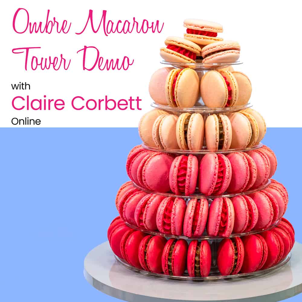 Ombre Macaron Tower Online Demo with Claire Corbett