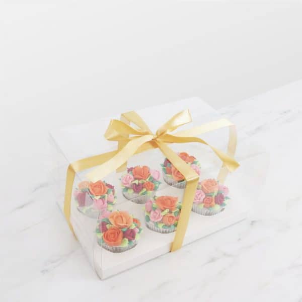 PME Crystal Cake Box 6 Cupcakes A