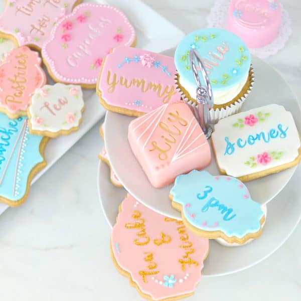 Fun Fonts Cupcake & Cookie Stamping Set 66 Pieces