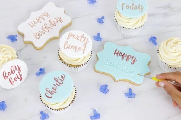 Fun Fonts Cupcake & Cookie Stamping Set 66 Pieces