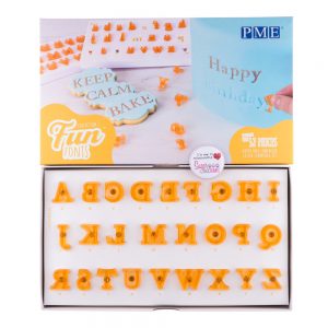 PME Fun Fonts Upper and Lowercase Lettering Stamps 52 Pieces Collection 2.a
