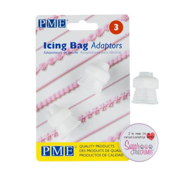 PME icing Bag Adaptors (Couplers) Set of 3