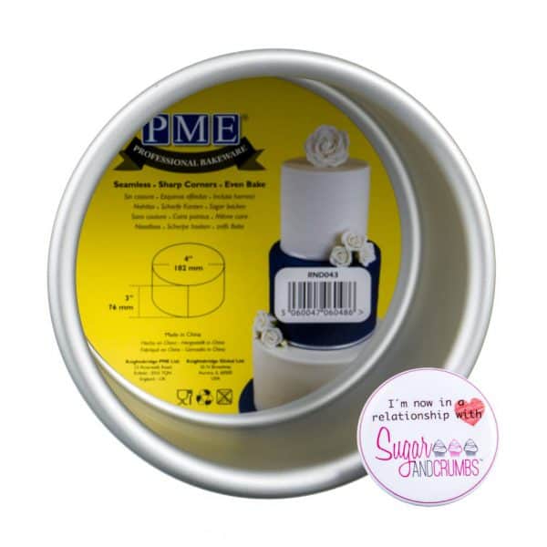 Professional Bakeware Round Seamless Cake Pan 04 x 03 inch