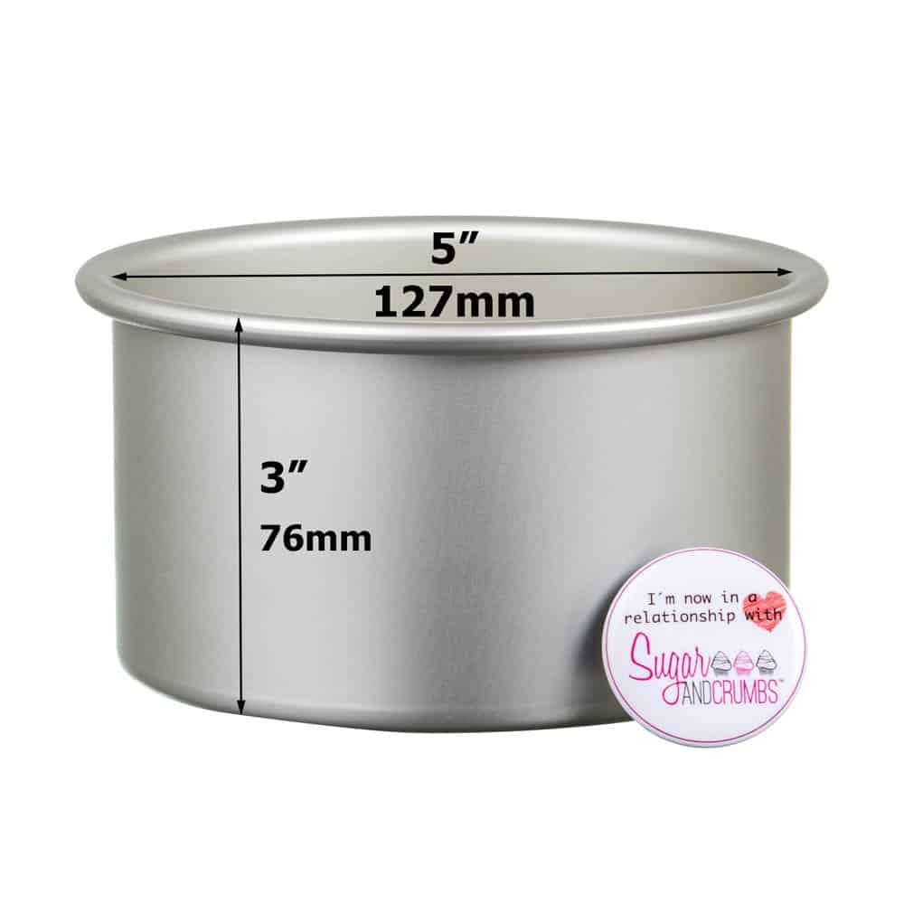Professional Bakeware Round Seamless Cake Pan 05 x 03 inch