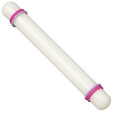 Rolling Pin With Rolling Pin Guides 9 inch