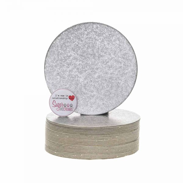 Cake Card Cut Edge ROUND 05 Inch Pack of 25