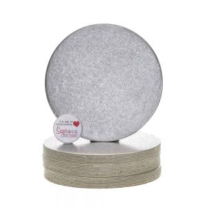 Cake Card Cut Edge ROUND 06 Inch Pack of 25