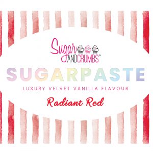 S&C Luxury Velvet Sugarpaste Radiant Red 2.5kg