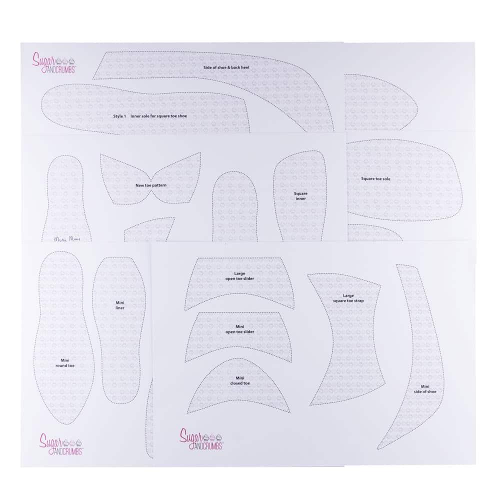 Fondant sneaker template shop