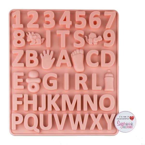 S&C Silicone Mould - Its A Girl or Boy Lettering