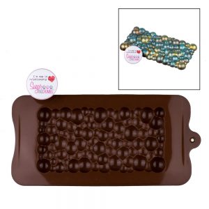 S&C Silicone Mould Chocolate Bubble Bar.a