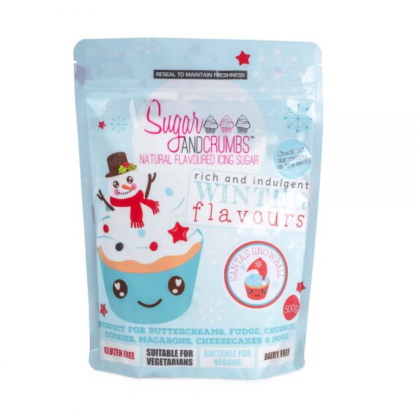 Sugar and Crumbs Natural Flavoured Icing Sugar SANTA'S SNOWBALL