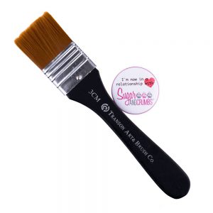 Sugar and Crumb Medium Flat Lustre Brush 3cm